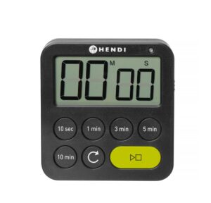 Időzítő - Fekete - 82x20x(H)88mm - HENDI 582039