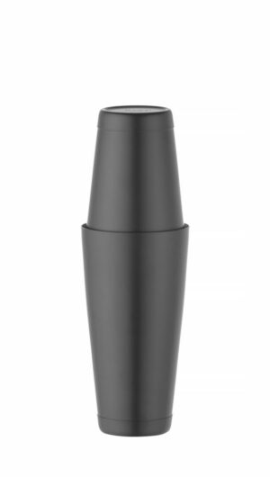 Boston shaker Tin-on-Tin - 0,8L - Fekete - ⌀90mm - HENDI 596418