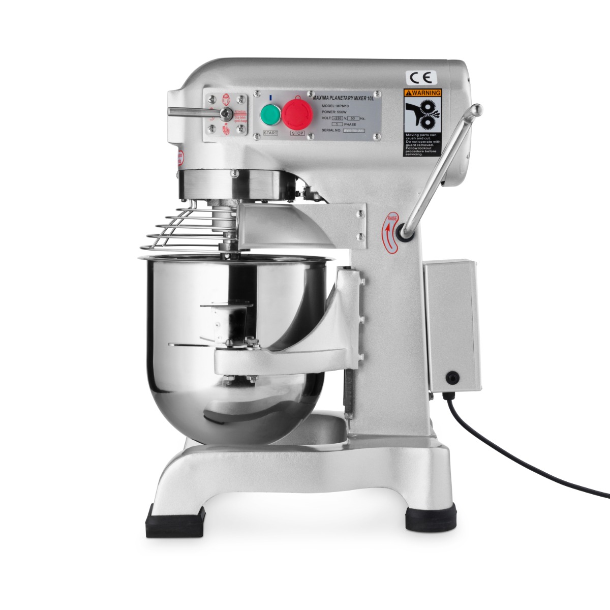 Habverőgép - keverőgép - dagasztógép 10L - 3 sebességes - MPM10 - Maxima 09300160 - Image 3
