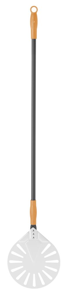 Pizzalapát kerek - perforált - 230x1200mm - HENDI 617168