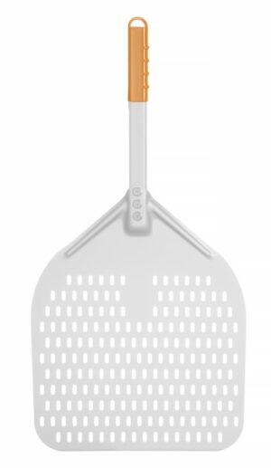 Pizza lapát rövid nyéllel - perforált - 350x710mm - HENDI 618066