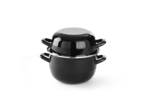 Kagylófőző edény - fedővel - 2,5L - ⌀200x(H)180mm - HENDI 625002
