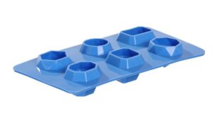 Jégkocka forma - drágakő - Kék - 2 darab - 190x105x(H)30mm - HENDI 679012