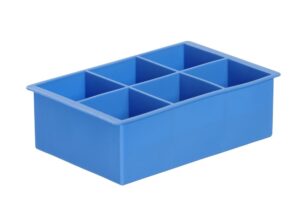 Jégkocka forma - XL kocka - Kék - 170x110x(H)52mm - HENDI 679036