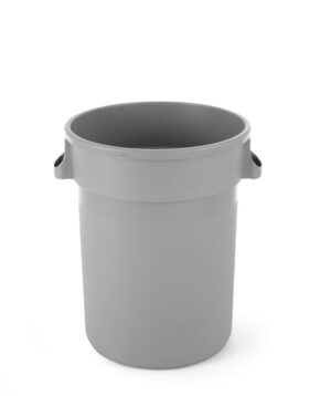 Kerek szemeteskuka - AmerBox - 120L - Világos szürke - ⌀550x(H)690mm - HENDI 691038