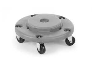 Görgős alátét kerek hulladékgyűjtőhöz - AmerBox - 691038 -hoz alkalmas - Világos szürke - ⌀455x(H)165mm - HENDI 691076
