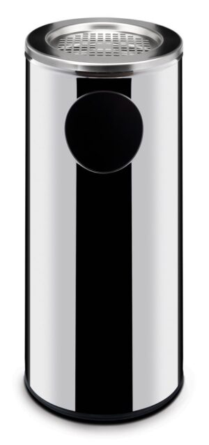 Álló szemetes hamutartóval - 33L - ⌀240x(H)660mm - HENDI 691397