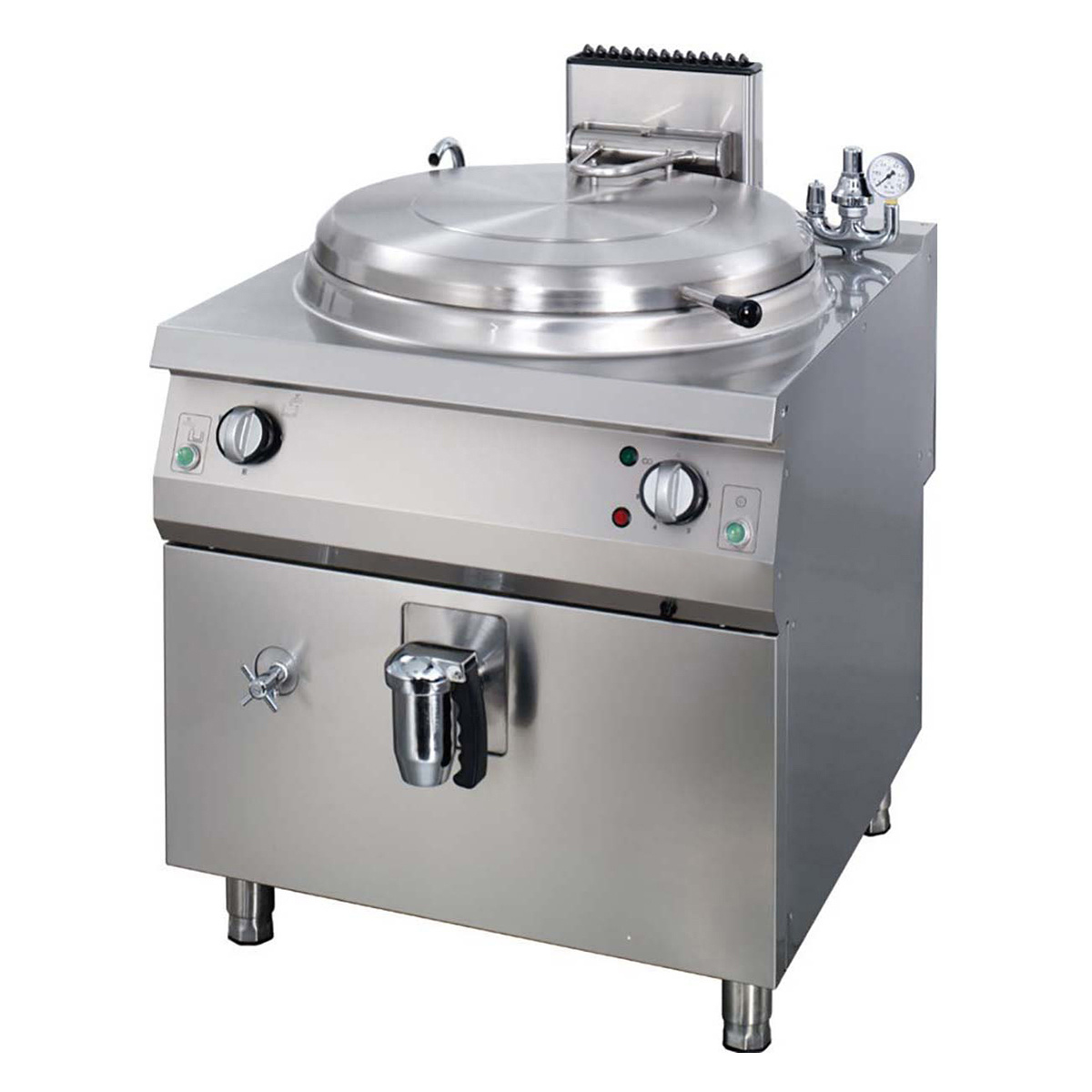 Prémium főzőedény főzőüst 120L - Gáz - Indirekt - 80cm széles - 90cm mély - Maxima 09398640