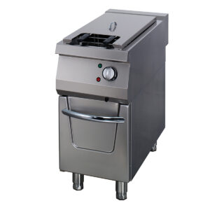 Prémium fritőz - 1 x 22L - Elektromos - lefolyócsappal - 90cm mélyen - Maxima 09398607