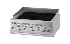 Premium Chargrill - 5 zónás - gáz - dupla egység - 90cm mélységű - Maxima 09398600