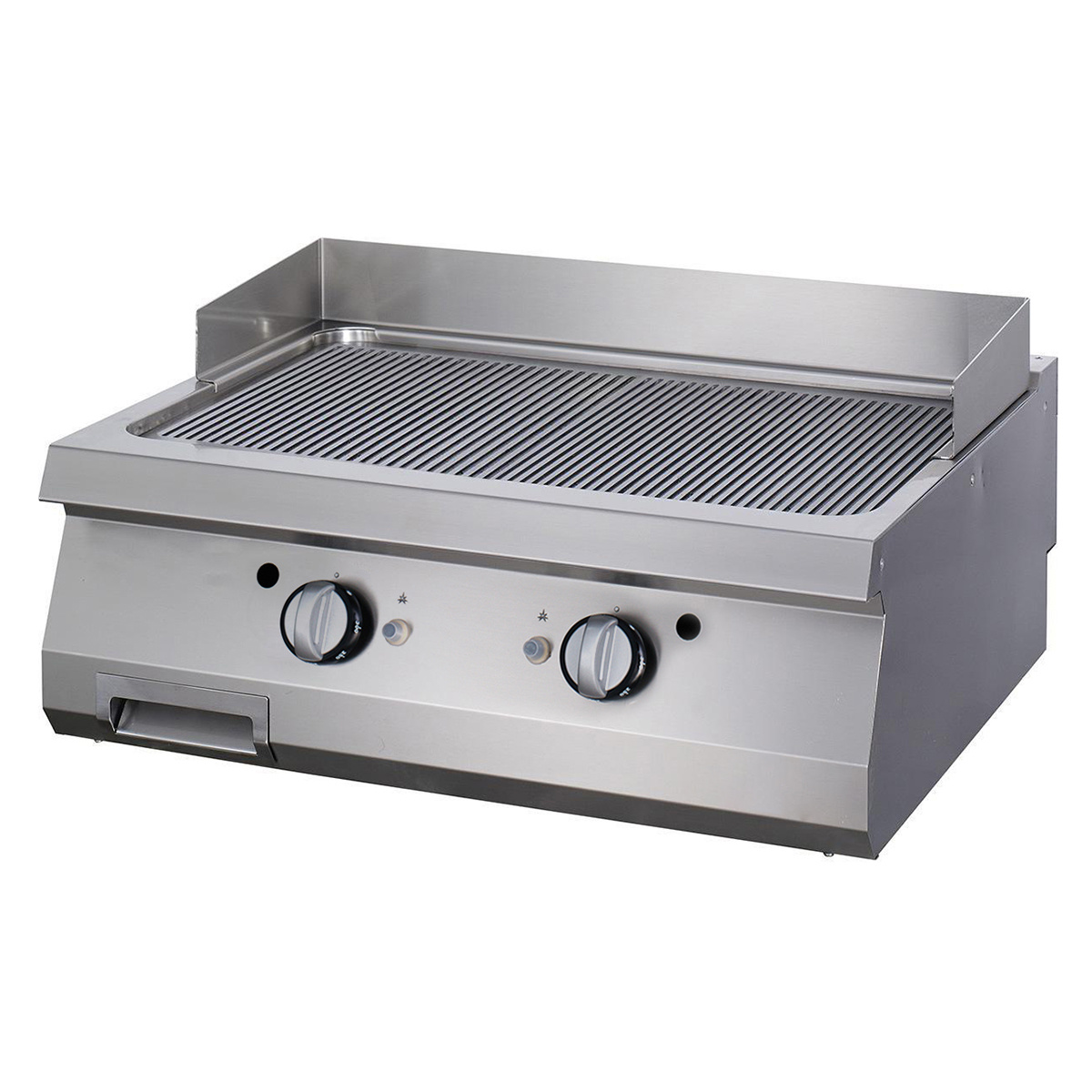 Prémium grillsütő barázdált - gáz - dupla egység - 90cm mélységű - Maxima 09398573