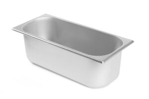 Fagylalt edény - rozsdamentes - 5L - 360x165x(H)120mm - HENDI 802038