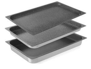 Tepsi tapadásmentes bevonattal - GN 1/1 - 530x325x(H)40mm - HENDI 805541