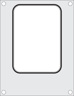 Tálcazáró forma - tartály 187 x 137 mm - HENDI 805664