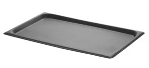 Tapadásmentes bevonattal ellátott sütőtálca - GN 1/1 - Fekete - 530x325x(H)17mm - HENDI 808849