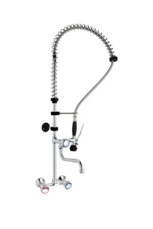 Csaptelep - zuhanyfejjel - ipari - falra szerelhető - HENDI 810293