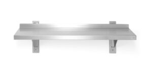 Állítható fali polc, 2 konzollal, 800x300x(H)600mm - HENDI 811719