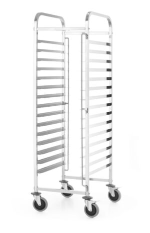 Regálkocsi - Kitchen Line - Ezüst - 470x620x(H)1735mm - HENDI 813287