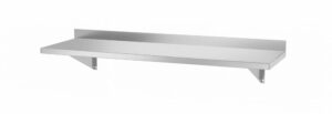 Rozsdamentes fali polc - 1000x300x(H)250mm - HENDI 816493