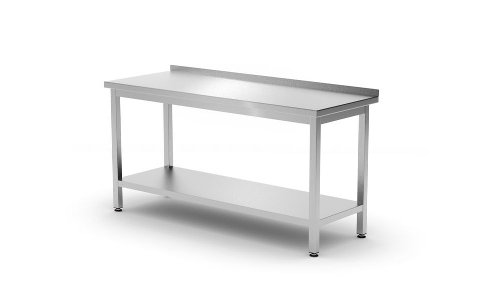 Rozsdamentes munkaasztal Budget Line - Budget Line - 1200x600x(H)850mm - HENDI 817285