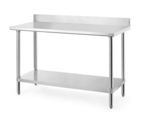 Munkaasztal magasított hátlappal - Budget Line - 1400x600x(H)950mm - HENDI 817582