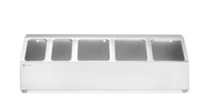 Gastronorm edénytartó - 5 rekesz - 745x245x(H)215mm - HENDI 820049