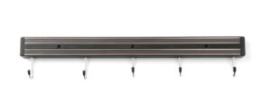 Késtartó mágnes akasztókkal - 5 kampó - (L)470mm - HENDI 820308