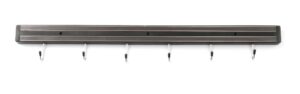 Késtartó mágnes akasztókkal - 6 kampó - (L)620mm - HENDI 820407