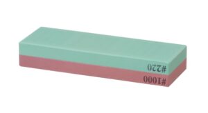Japán élező kő, Naniwa, 220/1000 kőszemcse 185x65x(H)30mm - HENDI 820667