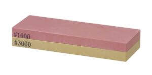 Japán élező kő, Naniwa, 1000/3000 kőszemcse 185x65x(H)30mm - HENDI 820674