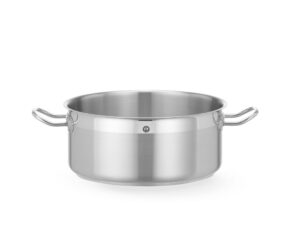 Alacsony falú edény - fedél nélkül - Profi Line - 7 -3L - ⌀280x(H)126mm - HENDI 830178
