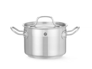 Közepes fazék - fedővel - Profi Line - 2L - ⌀160x(H)110mm - HENDI 831007