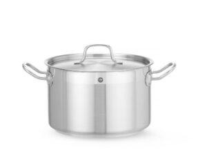 Közepes fazék - fedővel - Profi Line - 7L - ⌀240x(H)150mm - HENDI 831403