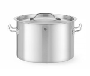 Közepes fazék- fedővel - Budget Line - 23L - ⌀350x(H)240mm - HENDI 832844