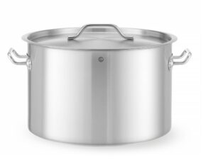 Közepes fazék- fedővel - Budget Line - 32L - ⌀400x(H)260mm - HENDI 832851