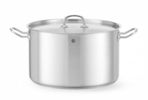 Közepes fazék - fedővel - Kitchen Line - 15L - ⌀320x(H)190mm - HENDI 836507