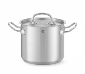 Magas fazék - fedővel - Kitchen Line - 45L - ⌀400x(H)360mm - HENDI 837146