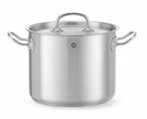 Magas fazék - fedővel - Kitchen Line - 5L - ⌀200x(H)160mm - HENDI 837207