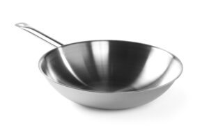 Wok serpenyő 3 rétegű - fedő nélkül - ø360x(H)90 mm - HENDI 839003