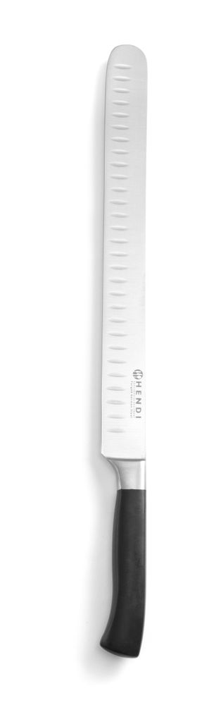 Sonka/lazackés - Profi Line - Granton bemetszések - Fekete - (L)430mm - HENDI 844328