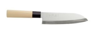 Japán kés Santoku - Világos fa - (L)290mm - HENDI 845035