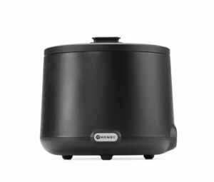 Elektromos leves melegentartó 8 literes - Fekete - UNIQ HENDI - 230V/500W - 366x(H)325mm - HENDI 860526
