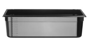 GN edény 1/1 PC - 21L - Fekete - 530x325x(H)150mm - HENDI 862216