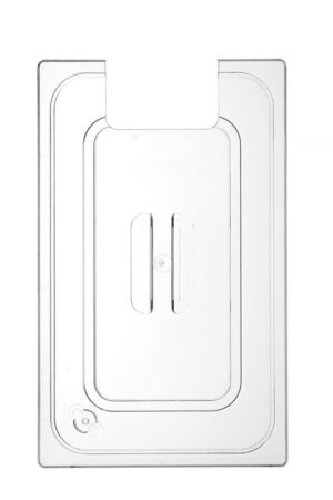 GN tető - kivágással a sous vide merülőrúd számára - GN 1/1 - Átlátszó - 530x325mm - HENDI 864227