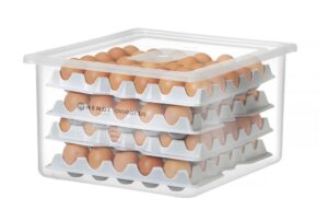 Tojástartó edény - 8 tálcával - OVOBOX 120 - GN 2/3 - 18L - 355x325x(H)200mm - HENDI 870785