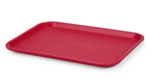 Gyorséttermi tálca közepes - Piros - 305x415x(H)20mm - HENDI 878910