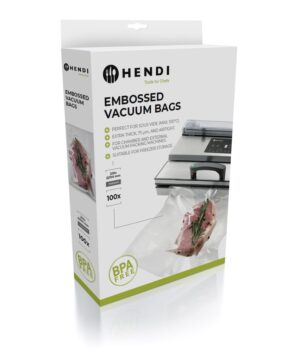 Bordázott vákuum tasakok - 100 darab - 200x300mm - HENDI 971024