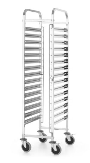 Regálkocsi - Kitchen Line - GN 1/1 - Ezüst - 380x550x(H)1705mm - HENDI 813270