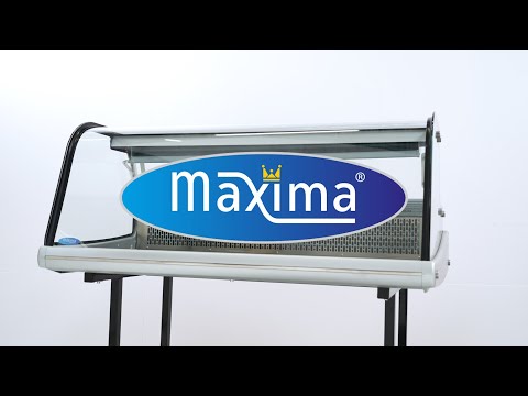 Hűtővitrin állvánnyal - kerekekkel - 125cm - 255L - Maxima 09400821 - Image 9
