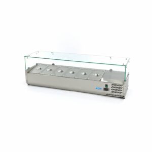 Feltéthűtő - 140cm - 6 x GN 1/3 - Maxima 09400323